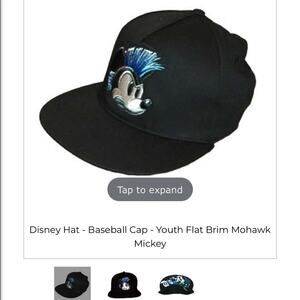 New Disney parks Mickey flat cap hat